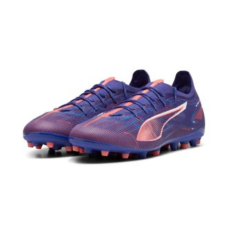 Puma Fussballschuh PUMA ULTRA 5 PRO MG, Gr. 46,5, blau (lapis lazuli, puma wei&szlig;, sunset glow), Synthetik, Schuhe Fussballschuh, f&uuml;r Kunstrasenpl&auml;tze