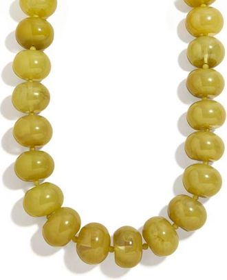 BaubleBar Joan Necklace in Olive at Nordstrom
