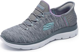 Skechers Womens Summits Dazzling Haze Sneaker, Gray, 5 UK