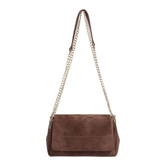 Generic Kexpery Faux Suede Handbag with Handle and Chain Spacious Satchel for Women Vacations and Events