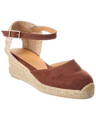 Castaner Carol Canvas Wedge Sandal