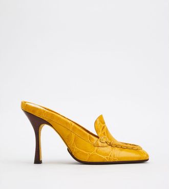 Tod's Spiga Mules in Leather