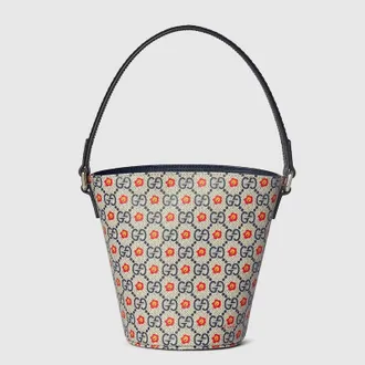 Gucci Kids - Printed GG Bucket Bag, Blue, GG Canvas