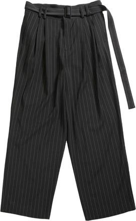 LGN Louis Gabriel Nouchi pinstriped trousers - Nero
