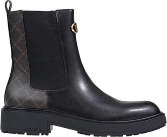 Liu Jo London 02 Enkellaarsjes - Dames - Chelseaboots - Zwart - 38 EU - Leer - Schoenen