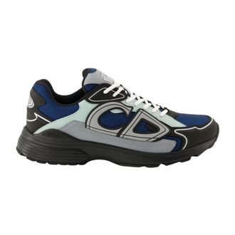 Dior Sneakers, male, Multicolor, 9 UK, Blue Leather and Polyamide Trainers