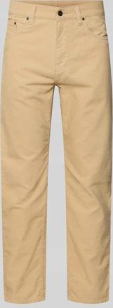 Carhartt Work in Progress Stoffhose mit 5-Pocket-Design in Beige, Größe 29
