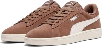Puma Sneaker PUMA SMASH 3.0, Damen, Gr. 37,5, totally taupe, warm wei&szlig;, unifarben, Schuhe Sneaker