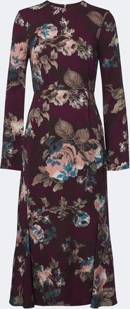 Erdem Floral cady midi dress