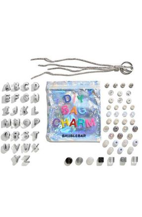 BaubleBar DIY Bag Charm Kit in Silver at Nordstrom