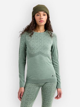 Burton Ak Slokar Crew Base Layer Top groen