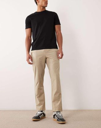 Mango Pantaloni tecnici beige-Neutro