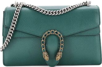 Gucci Dionysus Top Handle Chain Bag Leather with Crystals Small shoulder bag - Groen