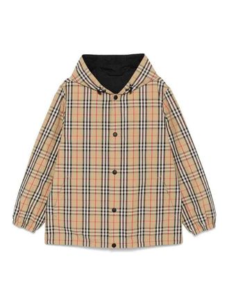 Burberry Check Nylon Reversible Jacket