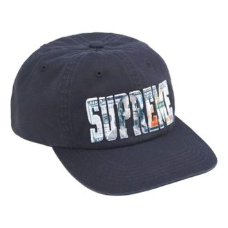 SUPREME SS26 Embroidered Money Logo 6-Panel Navy SUP-SS26-1003-NVY