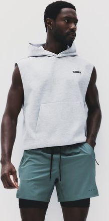 H&M Double-layered sports shorts with drymove in Dusty Green at Nordstrom, Size Xx-Large