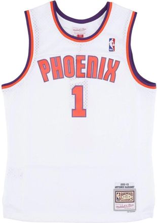 Mitchell & Ness NBA Hardwood Classics Tank Top - Heren - Fitness - Wit - S - Polyester - Fitness