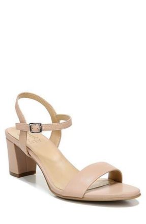 Naturalizer Bristol Block Heel Sandal - Wide Width Available in Creme Brulee at Nordstrom Rack, Size 8.5