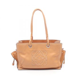 Loewe Brown Leather Handbag Tote Bag (Pre-Owned)