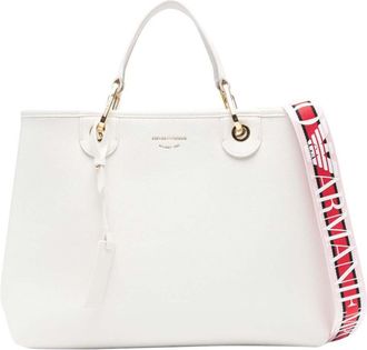 Emporio Armani White MyEA Medium Tote