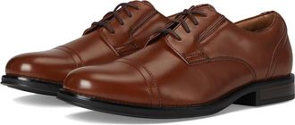 Dockers Garfield Mens Lace Up Cap Toe Shoes Tan : 10.5 D - Medium, Faux Leather