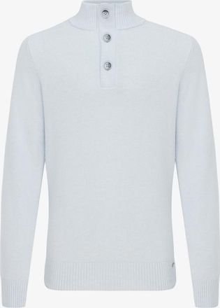 Gentiluomo Buttoned Turtle Zip | Lichtblauw