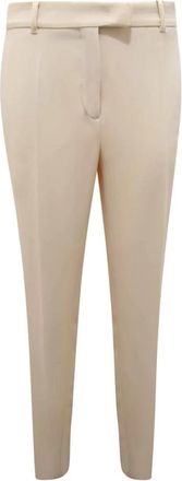 Max Mara Broeken, Dames, Wit, M, Polyester, Jerta VAR Broek