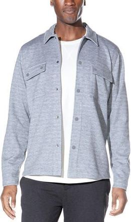 Civil Society Relaxed Fit Knit Shirt Jacket in Heather Gray at Nordstrom Rack, Size Xx-Large