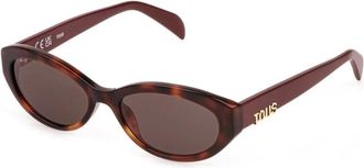 Tous Stod 43 0752 Zonnebril - Dames - Zonnebrillen - Rood - 56 MM - Accessoires