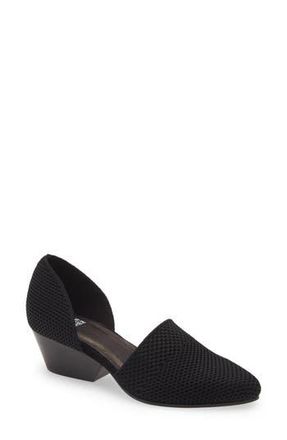 Eileen Fisher Hallo Knit dOrsay Pump in Black Stretch Knit at Nordstrom Rack, Size 10