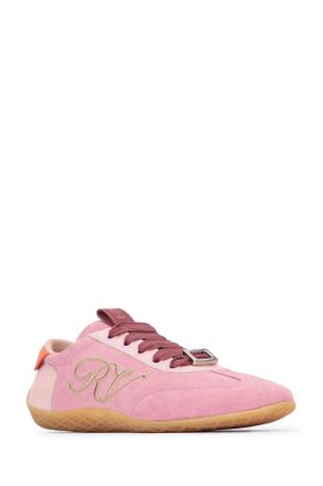 Roger Vivier Womens Viv Low Sneakers M815(bouganville Ch)+m401(rosa)+g800(arancio Ch)