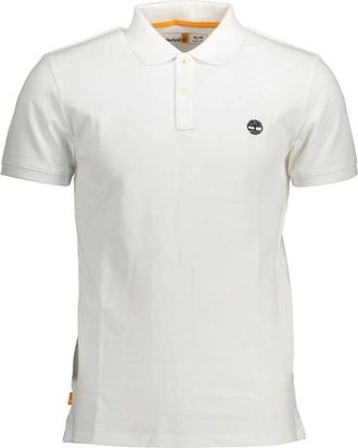 Timberland Witte Katoenen Heren Polo Shirt - Heren - Polos - Wit - L - Katoen - Tops