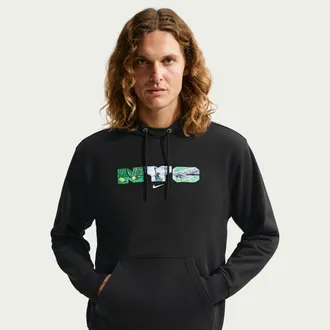 Nike Mens Court Pullover Hoodie in Black | JU1465-010