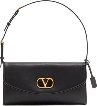 Valentino Garavani Black Devain Small Shoulder Bag