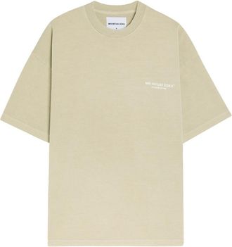 Mki Miyuki Zoku Design Studio Logo-print Cotton T-shirt - Dark Grey - Xxl