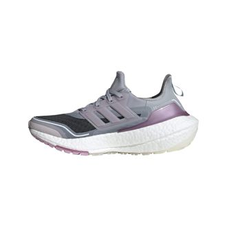 adidas Womens Ultraboost 21 Running Shoe, Halo Silver/Ice Purple/Rose Tone, 7.5