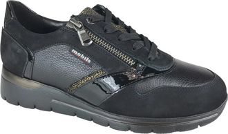 Mephisto Ereen Sneaker - Heren - Sneakers - Zwart - 38 1/2 EU - Leer - Schoenen