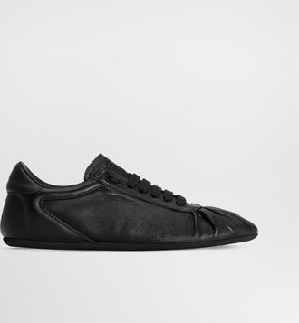 Dolce & Gabbana Ballet Sneakers In Calfskin - Woman Sneakers Black 36.5
