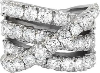 Diana M. Jewels Fine Jewelry 18K 8.10 Ct. Tw. Diamond Eternity Ring