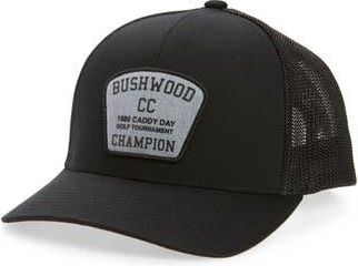 Travis Mathew Presidential Suite Trucker Hat in Black at Nordstrom Rack