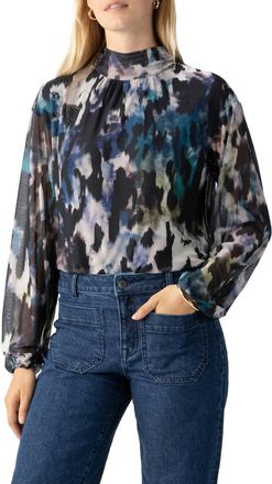 Sanctuary Isnt She Lovely Mesh Top In Midnight Storm