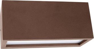 Shot Vigo - Applique led da parete a doppio fascio mod. 1 colore corten