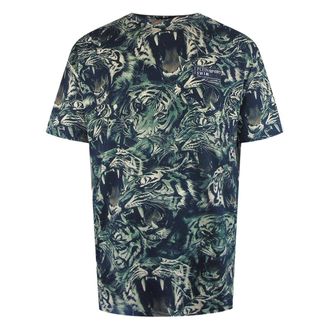 Plein Sport Korte Mouwen T-shirt in Marineblauw