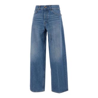 Haikure Bethany Jeans - Dames - Loose Fit Jeans - Blauw - W25 - Katoen - Jeans