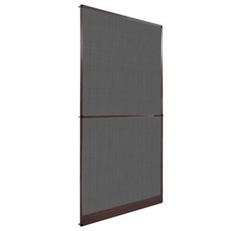 vidaXL Vidaxl - Mosquitera Con Bisagras Para Puertas Marr&oacute;n 120x240 Cm