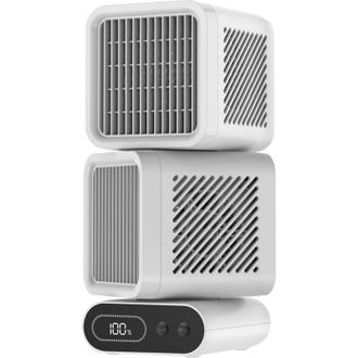 OEM Ventilador De Mesa De 28 Cm (11 Pulgadas), 6 Velocidades, Pantalla Digital, Rotaci&oacute;n De 360&deg;, Peque&ntilde;o Y Silencioso, Ideal Para El Hogar, La Oficina, L