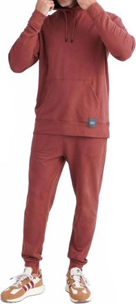 Saxx 3Six Five Lounge Hoodie In Plum