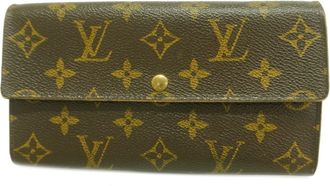 Louis Vuitton Brown Long Wallet (Bi-Fold) (Pre-Owned)