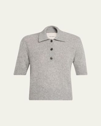Lisa Yang Masy Cashmere Polo Sweater