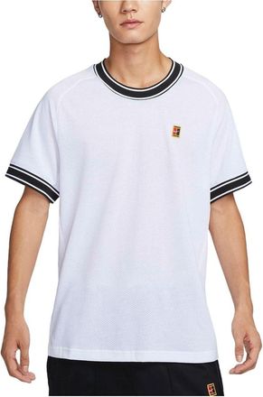 Nike Court Heritage Tennis T-Shirt Asia Sizing White FN0319-101